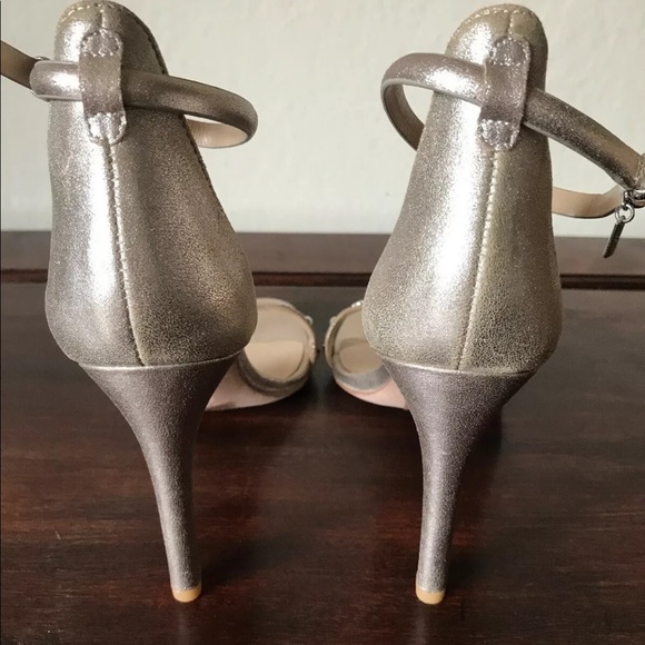 Coach dusted Nude heels size 9 - Picture 5 of 6